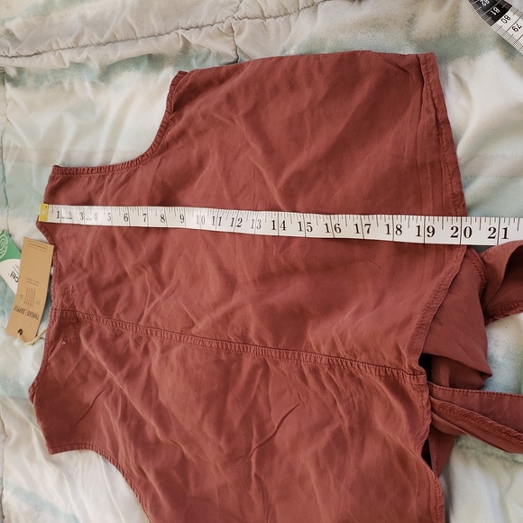 NWT Thread & Supply Tie Front Top Size M - Picture 7 of 12